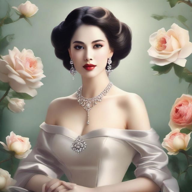 A tasteful and artistic depiction of women with a focus on beauty and elegance