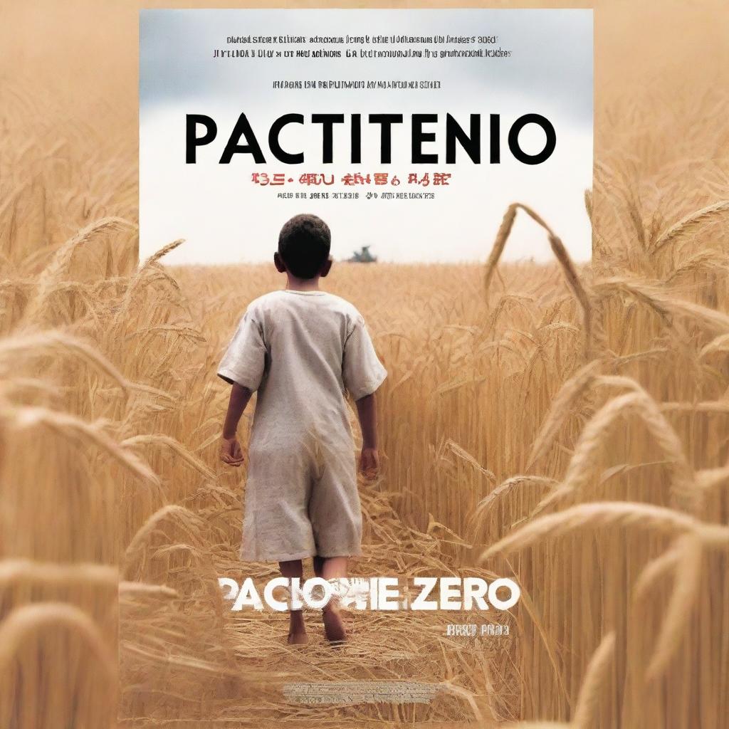 A movie poster for 'Paciente Zero', directed by David Arcos and starring David Arcos