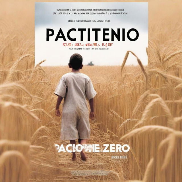 A movie poster for 'Paciente Zero', directed by David Arcos and starring David Arcos