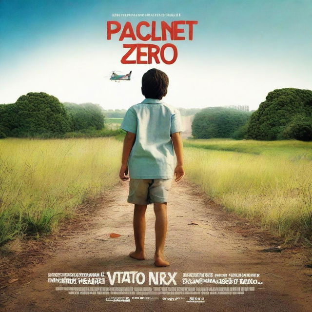 Un cartel de película para 'Paciente Zero', dirigida por David Arcos y protagonizada por David Arcos