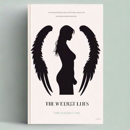 Create a book cover for a novel titled 'The Weight of Lies'