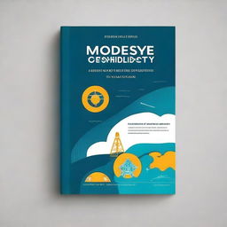 Create a professional book cover for a book titled 'Modern Applied Geodesy'