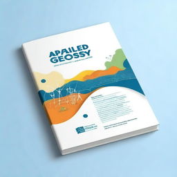 A modern schoolbook cover for 'Applied Geodesy'