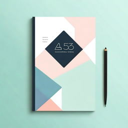 Create a cover design for an A-5 notebook