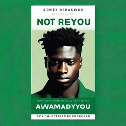 A dark green book cover for a romantic thriller novel titled 'Not Ready for You' by Rex Adewale