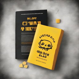 Create a front cover for a book titled 'Cheddar Dead'