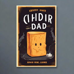 Create a front cover for a book titled 'Cheddar Dead'