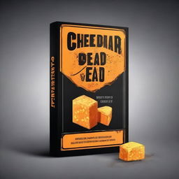 Create a front cover for a book titled 'Cheddar Dead'