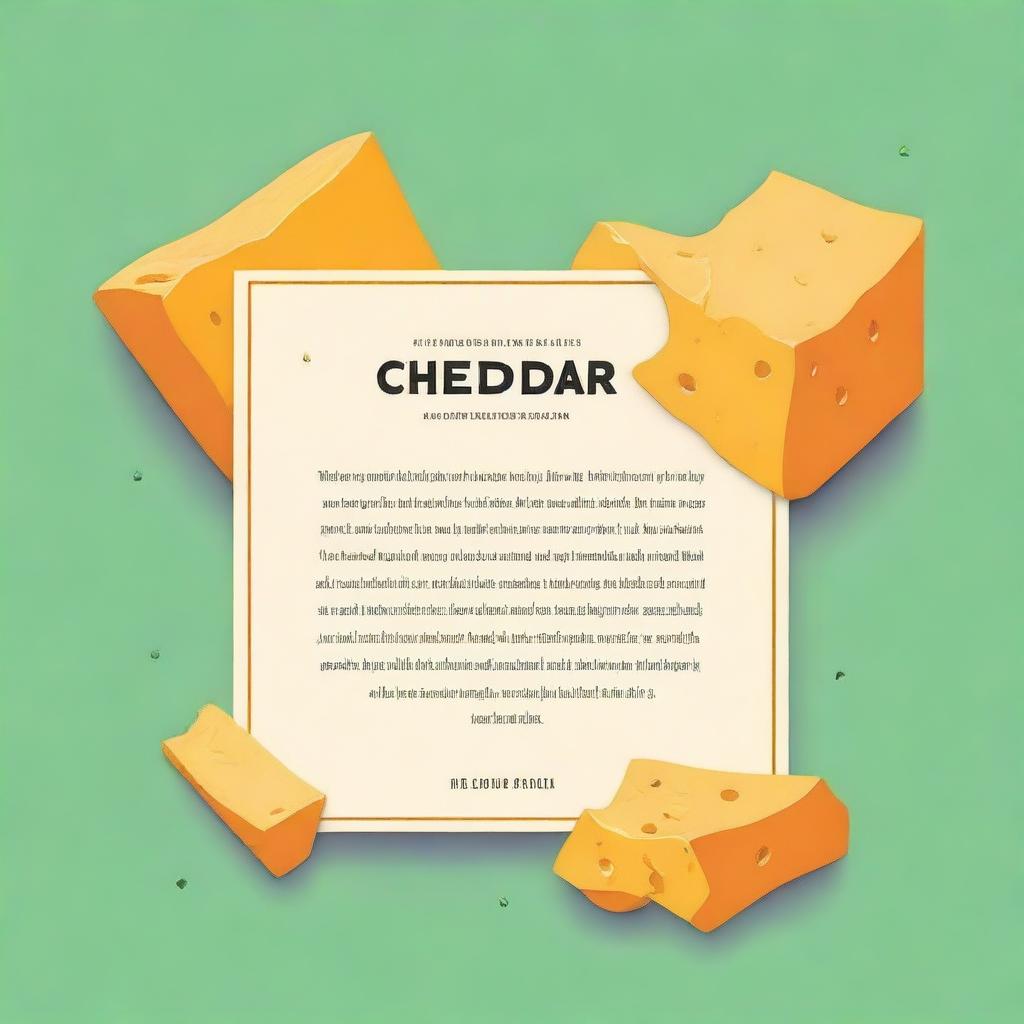 Generate an image featuring the text 'Cheddar Dead'