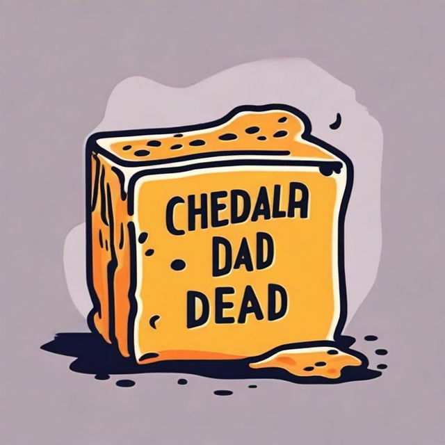 Create an image with the text 'Cheddar Dead'