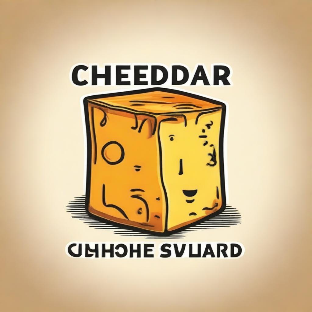 Design an image featuring the text 'Cheddar Dead'