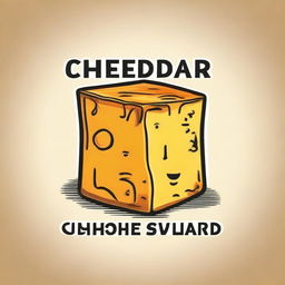 Design an image featuring the text 'Cheddar Dead'