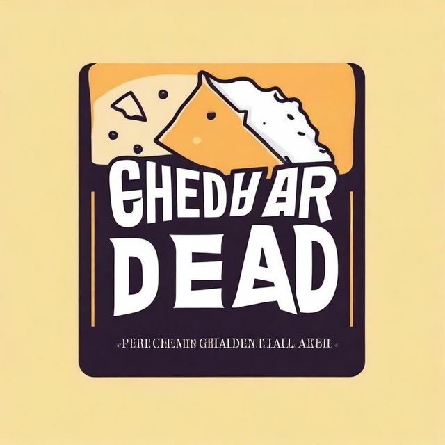 Design an image featuring the text 'Cheddar Dead'