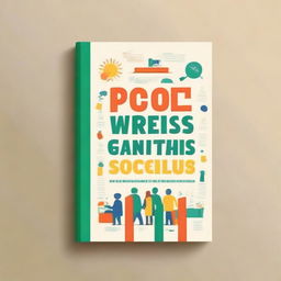 Create a book cover with the theme 'REFLEXÕES SOBRE A SOCIOEDUCAÇÃO: O SISTEMA DE GARANTIAS DE DIREITOS'