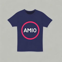 Create an image of a t-shirt featuring a logo