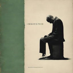 A book cover designed as a photograph, depicting the story of a man grieving the death of his father