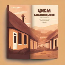 Create a book cover with the title 'UM LUTO MEMORÁVEL'