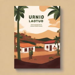 Create a book cover with the title 'UM LUTO MEMORÁVEL'