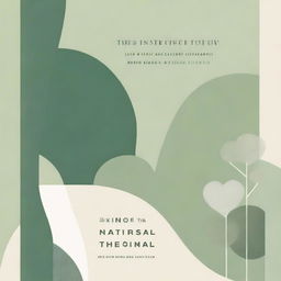 An abstract and elegant book cover for a book titled 'The Intersection of Urbanism and Deforestation: Promoting Native Forest Projects