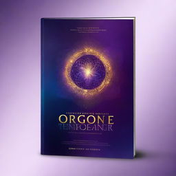 Create a book cover for a book titled 'Exploring the Enigmatic World of Orgone Energy