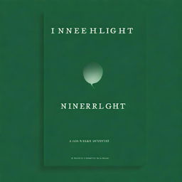 Create a simple book cover for a journal titled 'INNERLIGHT: A Raw Journey of Emotional Release'