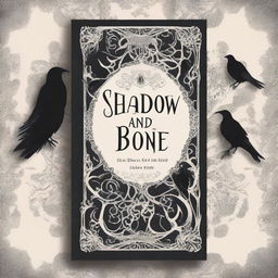 Design a book cover for 'Shadow and Bone' by Leigh Bardugo