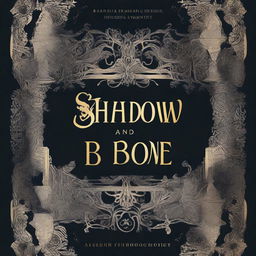 Design a book cover for 'Shadow and Bone' by Leigh Bardugo in the style of the Grishaverse covers