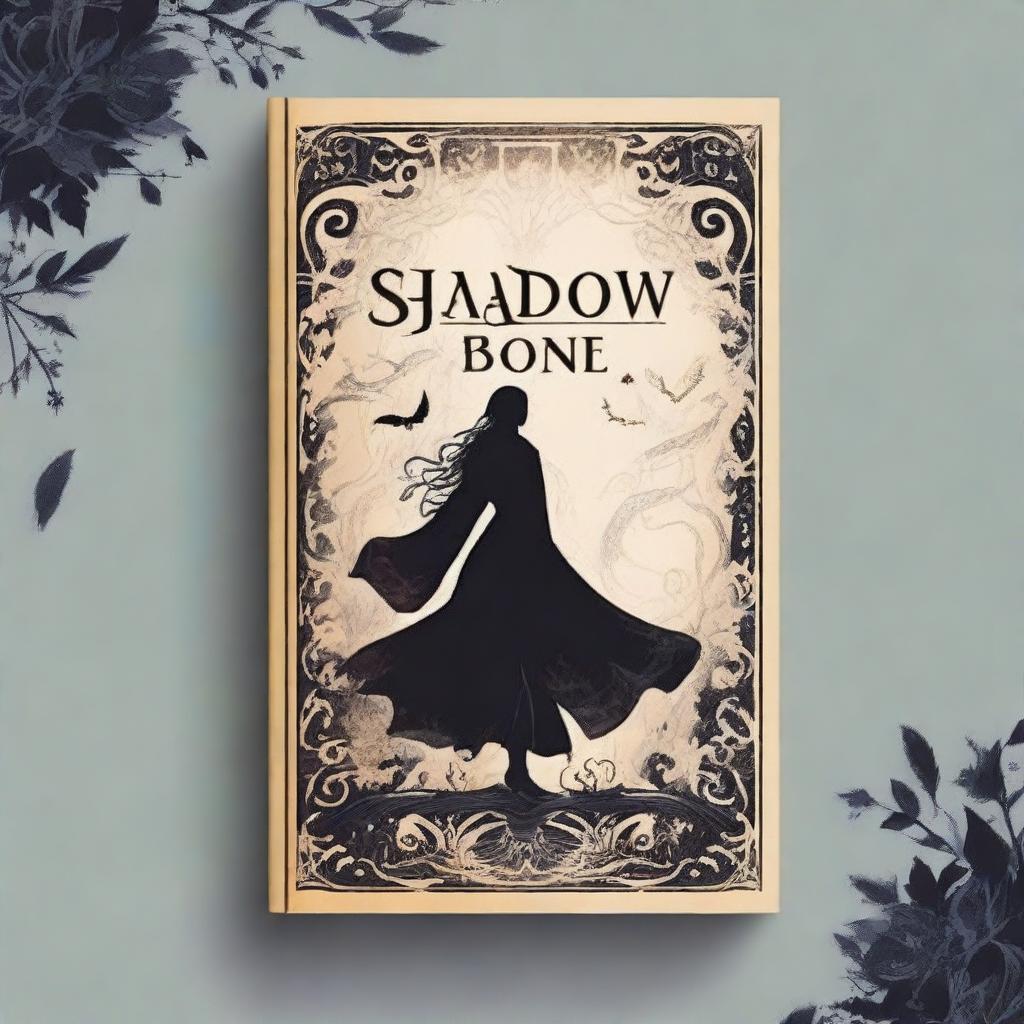 Design a book cover for 'Shadow and Bone' by Leigh Bardugo