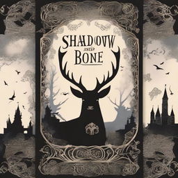 Design a book cover for 'Shadow and Bone' by Leigh Bardugo