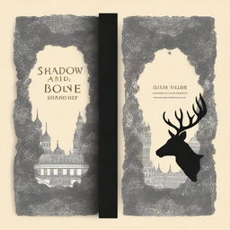 Design a book cover for 'Shadow and Bone' by Leigh Bardugo