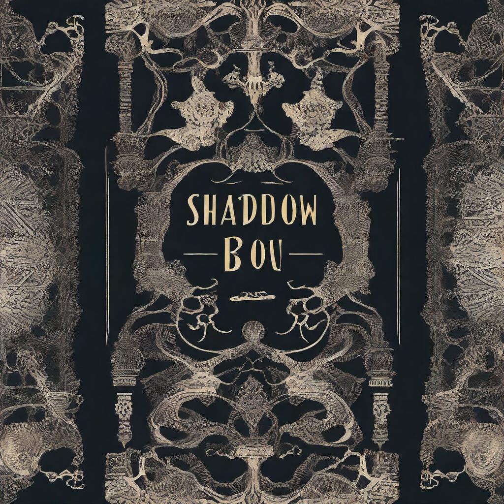 Design a book cover for 'Shadow and Bone' by Leigh Bardugo, inspired by the style of V