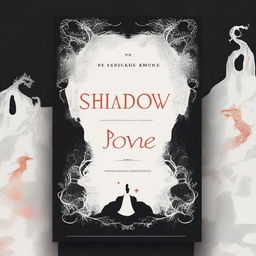 Design a minimalist book cover for 'Shadow and Bone' by Leigh Bardugo