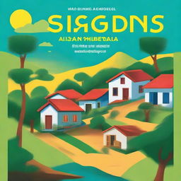 Create a book cover with the title 'PAISAGENS ANTROPOLÓGICAS'