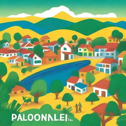 Create a book cover with the title 'PAISAGENS ANTROPOLÓGICAS'