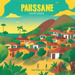 Create a book cover with the title 'PAISAGENS ANTROPOLÓGICAS'