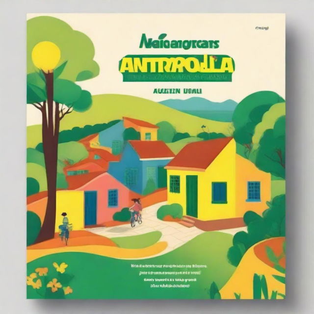 Create a book cover with the title 'PAISAGENS ANTROPOLÓGICAS'