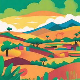 Create a colorful book cover with the title 'PAISAGENS ANTROPOLÓGICAS'