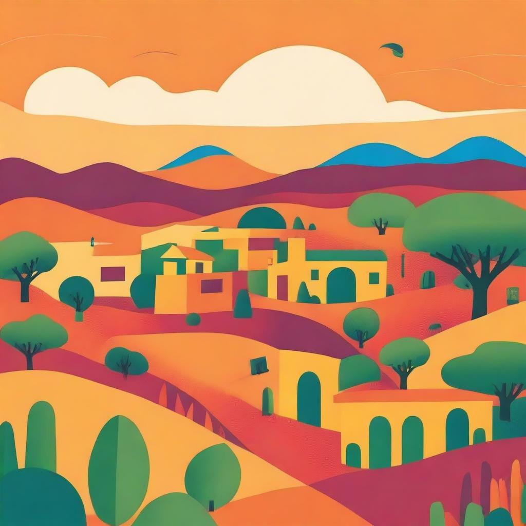 Create a colorful book cover with the title 'PAISAGENS ANTROPOLÓGICAS'