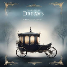 Design a book cover titled 'Carriage Of Dreams' with authors A