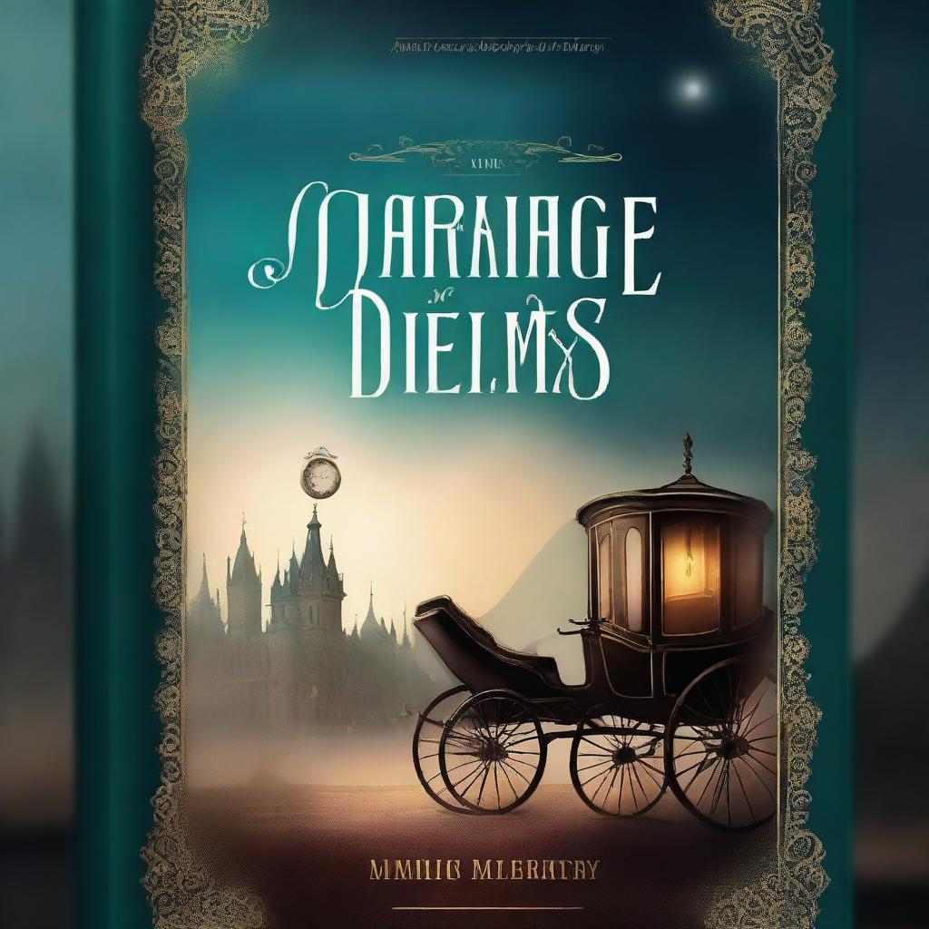 Create a book cover titled 'Carriage Of Dreams' by A