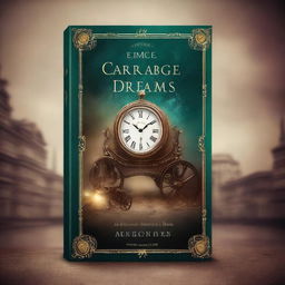 Create a book cover titled 'Carriage Of Dreams' by A