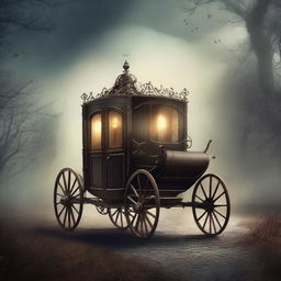 Create a book cover titled 'Carriage Of Dreams' by A