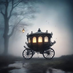 Create a book cover titled 'Carriage Of Dreams' by authors A