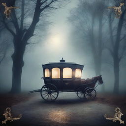 Create a book cover titled 'Carriage Of Dreams' by authors A