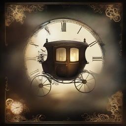 Create a book cover titled 'Carriage Of Dreams'