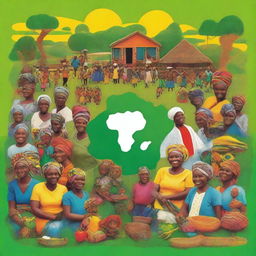 A vibrant and uplifting image celebrating 25 years of Self Help Africa's transformative journey in Nigeria