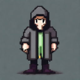 A pixel art icon representing a stalker