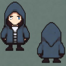 Create a pixel art patch representing a stalker