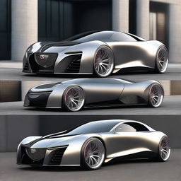 Create a custom wide stance hypercar that is a fusion of a 4-door 1932 Buick Victoria sedan and a McLaren