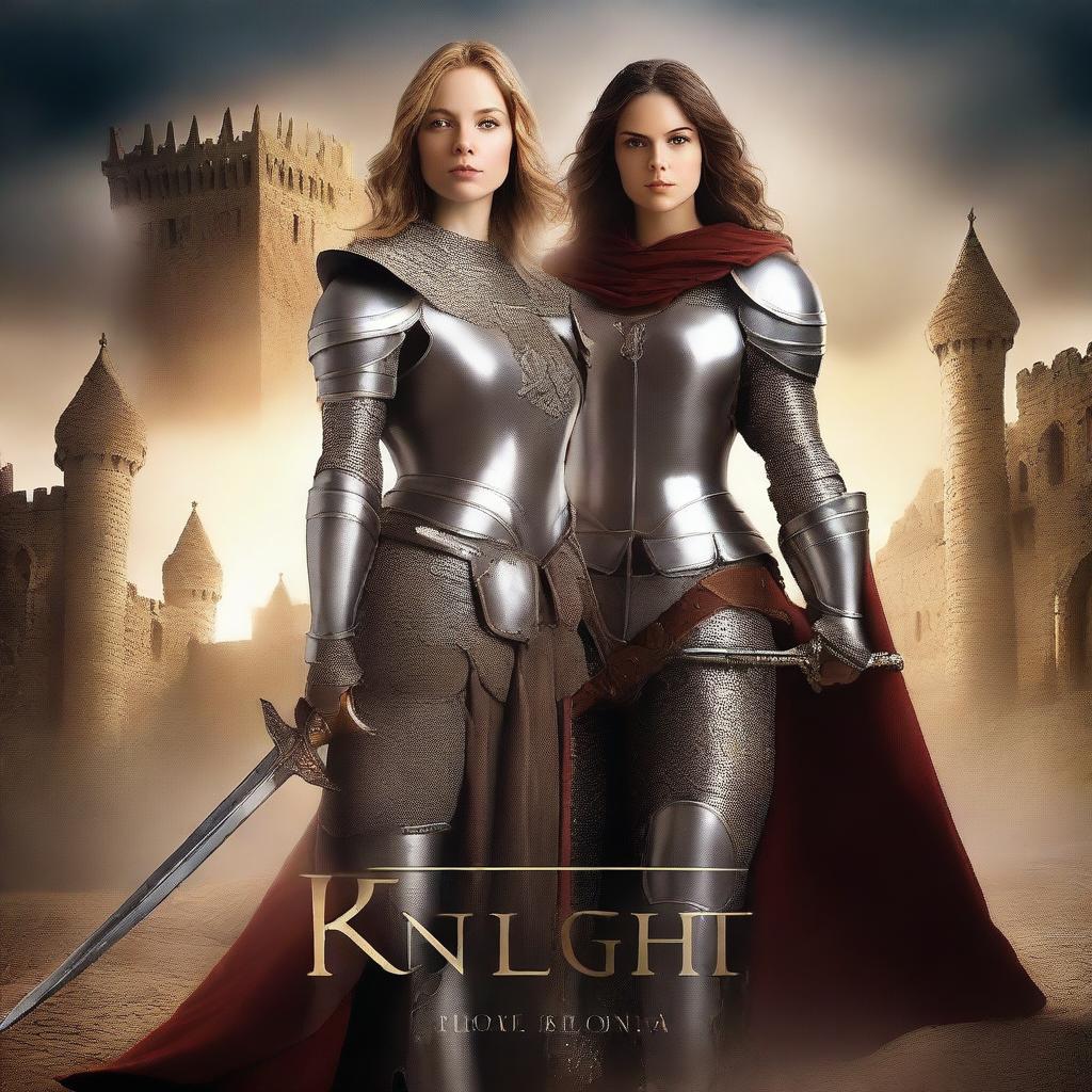 Design a captivating book cover for a novel titled 'A Knight's Oath'